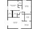 Detailed floor plan of a house layout, showing bedroom, kitchen, living room, and dining area dimensions at 3155 Seven Pines Ct # 303, Atlanta, GA 30339