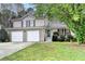 Charming two-story home with a two-car garage and a well-manicured front yard at 5880 April Dr, Sugar Hill, GA 30518