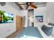 Bright bedroom featuring modern design, a comfortable bed, and ample closet space at 400 Village Ne Pkwy # 203, Atlanta, GA 30306