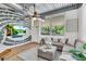 Stylish living room featuring modern decor, a comfortable seating area, and a large-screen television at 400 Village Ne Pkwy # 203, Atlanta, GA 30306