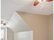 Attic bedroom space featuring a ceiling fan and sloped ceilings at 4093 Tritt Homestead Dr, Marietta, GA 30062