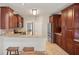 Well-equipped kitchen with stainless steel appliances, breakfast bar and hardwood cabinetry at 4093 Tritt Homestead Dr, Marietta, GA 30062
