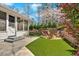 Beautiful backyard with patio, firepit, and lush landscaping, perfect for outdoor entertaining at 3509 Ivy Manor Se Rd, Smyrna, GA 30080