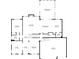 Detailed first-floor plan showcasing the layout of the home, including living spaces and garage at 3509 Ivy Manor Se Rd, Smyrna, GA 30080