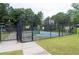 Community basketball court enclosed with fencing at 5101 Barrington Trace Dr, Atlanta, GA 30331