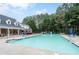 Community pool area with lounge chairs at 5101 Barrington Trace Dr, Atlanta, GA 30331