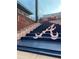 A painted Braves 'A' on the stairs leading to the stadium at 508 Cumberland Se Ct, Smyrna, GA 30080