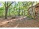 Backyard featuring a picnic table in the trees by a house with a screened-in porch at 2701 East Mill Sw Way, Conyers, GA 30094