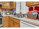 Kitchen features ample counter space and a double basin sink at 2701 East Mill Sw Way, Conyers, GA 30094