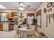 Eat-in kitchen with tile floors, a bright window and decorative accents at 2701 East Mill Sw Way, Conyers, GA 30094