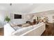 Spacious living room with a comfortable white sofa and open floor plan at 920 Memorial Se Dr # 44, Atlanta, GA 30316