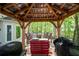 Inviting outdoor patio with a grill and outdoor seating, ideal for relaxing and entertaining at 3225 Warren Creek Sw Dr, Hiram, GA 30141