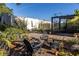 Relaxing outdoor seating area with a fire pit and well-kept landscaping at 172 Haynes Sw St # 108, Atlanta, GA 30313