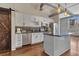 Well-equipped kitchen with white cabinets, stainless steel appliances, and a convenient island at 172 Haynes Sw St # 108, Atlanta, GA 30313