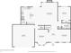 Floor plan of the first floor features a kitchen, Gathering room, bedrooms, bathrooms, dining and living room at 1110 Croftmoore Lndg, Suwanee, GA 30024