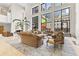 Grand lobby with comfortable seating and soaring ceilings, showcasing an elegant and welcoming entrance at 1280 W Peachtree Nw St # 1712, Atlanta, GA 30309