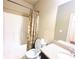 Clean bathroom features a shower/tub combo, granite countertop, and modern fixtures at 2050 Harvest Ridge Cir, Buford, GA 30519