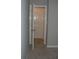 Carpeted hallway with neutral walls and traditional panel door at 3516 Ashley Station Sw Dr, Marietta, GA 30008