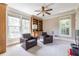 Bright living room with neutral walls, natural light and plush seating at 1864 Crestridge Ne Pl, Atlanta, GA 30345