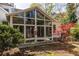 Bright sunroom with large windows providing natural light and scenic backyard views at 1864 Crestridge Ne Pl, Atlanta, GA 30345