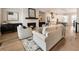 Open concept living space with hardwood floors and modern finishes at 2068 Cortland Rd, Milton, GA 30009