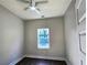 Bright, empty bedroom featuring hardwood floors and natural light at 2152 Castlewood St, East Point, GA 30344