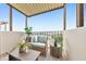 Cozy balcony with outdoor seating and scenic views at 300 Johnson Ferry Ne Rd # A1008, Atlanta, GA 30328