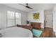 Cozy bedroom with hardwood floors, lots of natural light, and light walls at 219 Little John Ne Trl, Atlanta, GA 30309