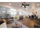 Open-concept living room features modern finishes and an adjacent dining area at 2277 Cloverdale Se Dr, Atlanta, GA 30316