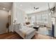 Bright living room featuring modern decor, comfortable seating, and hardwood floors, creating a welcoming space at 6023 Skellig St, Norcross, GA 30071