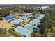 Overhead view of the neighborhood tennis courts, offering multiple well-maintained courts for recreational enjoyment at 840 Stonehaven Ln, Alpharetta, GA 30005