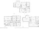 Detailed floor plan showcasing the layout of the first and second floors, and basement, for easy visualization at 840 Stonehaven Ln, Alpharetta, GA 30005