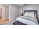 Cozy basement bedroom featuring a comfortable bed and ample closet space at 2006 Hubbard Ct, Villa Rica, GA 30180