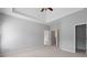 Spacious bedroom with closet and an open door to the hallway at 2620 Milford Ln, Alpharetta, GA 30009