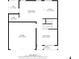 First floor plan showing the kitchen, living room, and garage at 804 Trestle Creek Ct, Temple, GA 30179