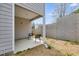 Outdoor patio with furniture set and backyard at 804 Trestle Creek Ct, Temple, GA 30179