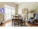 Charming dining area with natural light, neutral walls, and hardwood floors at 3290 Winthrop Ne Cir, Marietta, GA 30067