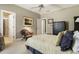 Bright main bedroom features an ensuite bathroom and neutral carpeting at 3290 Winthrop Ne Cir, Marietta, GA 30067