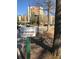 Exterior shot featuring a 'No Trespassing' sign in front of the Clairmont Place residential building on a sunny day at 1800 Clairmont Lk # A427, Decatur, GA 30033