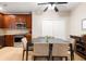 Eat-in kitchen with stainless steel appliances and a dining table at 67 25Th Nw St # 5, Atlanta, GA 30309