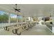 Spacious covered picnic area featuring ample seating, ceiling fans, and scenic views at 226 Double Gate Ct, Sugar Hill, GA 30518