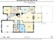 First floor plan layout showing the kitchen, living room, gym, primary bedroom, dining room, and garage at 226 Double Gate Ct, Sugar Hill, GA 30518