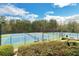 Well-maintained tennis courts with professional nets and ample space at 226 Double Gate Ct, Sugar Hill, GA 30518