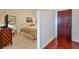 Comfortable bedroom with bedroom set including queen bed, dresser, and arm chair at 3300 Windy Ridge Se Pkwy # 612, Atlanta, GA 30339