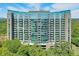 Modern high-rise building featuring floor-to-ceiling windows and elegant architectural design at 3300 Windy Ridge Se Pkwy # 612, Atlanta, GA 30339