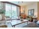 Comfortable living room featuring a large window, neutral colors, and stylish furnishings at 3300 Windy Ridge Se Pkwy # 612, Atlanta, GA 30339