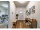 Bright entryway with wood floors, leading to a functional office space with natural light at 2461 Bayrose Cir, Atlanta, GA 30344