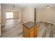 Open concept kitchen with a center island and stainless steel appliances at 5364 Hickory Knl, Norcross, GA 30071