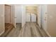 This laundry room offers washer and dryer hookups at 5364 Hickory Knl, Norcross, GA 30071