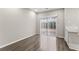 Neutral dining room area with a large sliding glass door leading to the backyard at 1730 Stanwood Nw Dr, Kennesaw, GA 30152